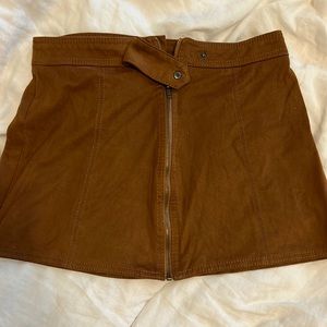 Suede American Eagle skirt